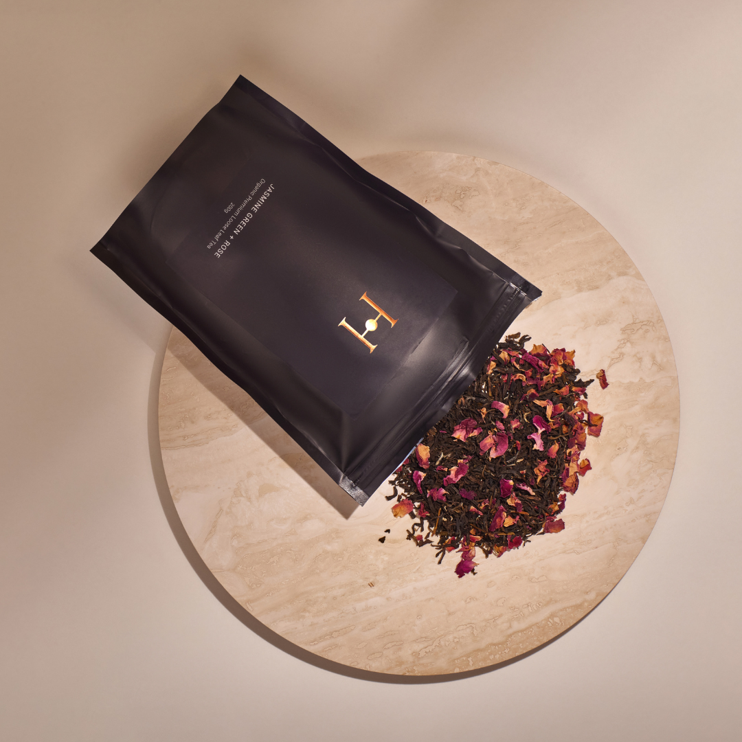 The Herbologist Jasmine Green & Rose Tea